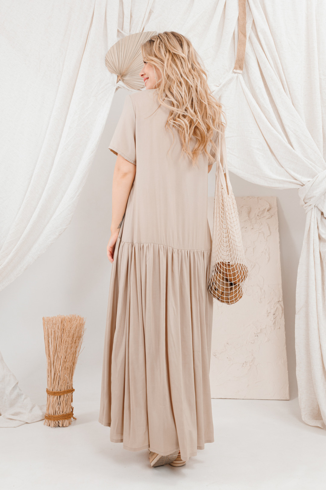 Платье Amori 9693 телесный - фото 2